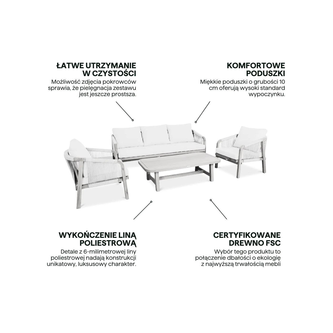 CAFFE SCALE SET ACACIA WOOD