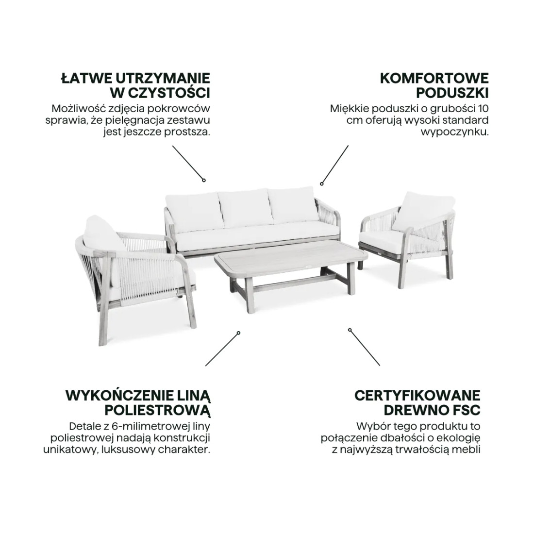 CAFFE SCALE SET ACACIA WOOD