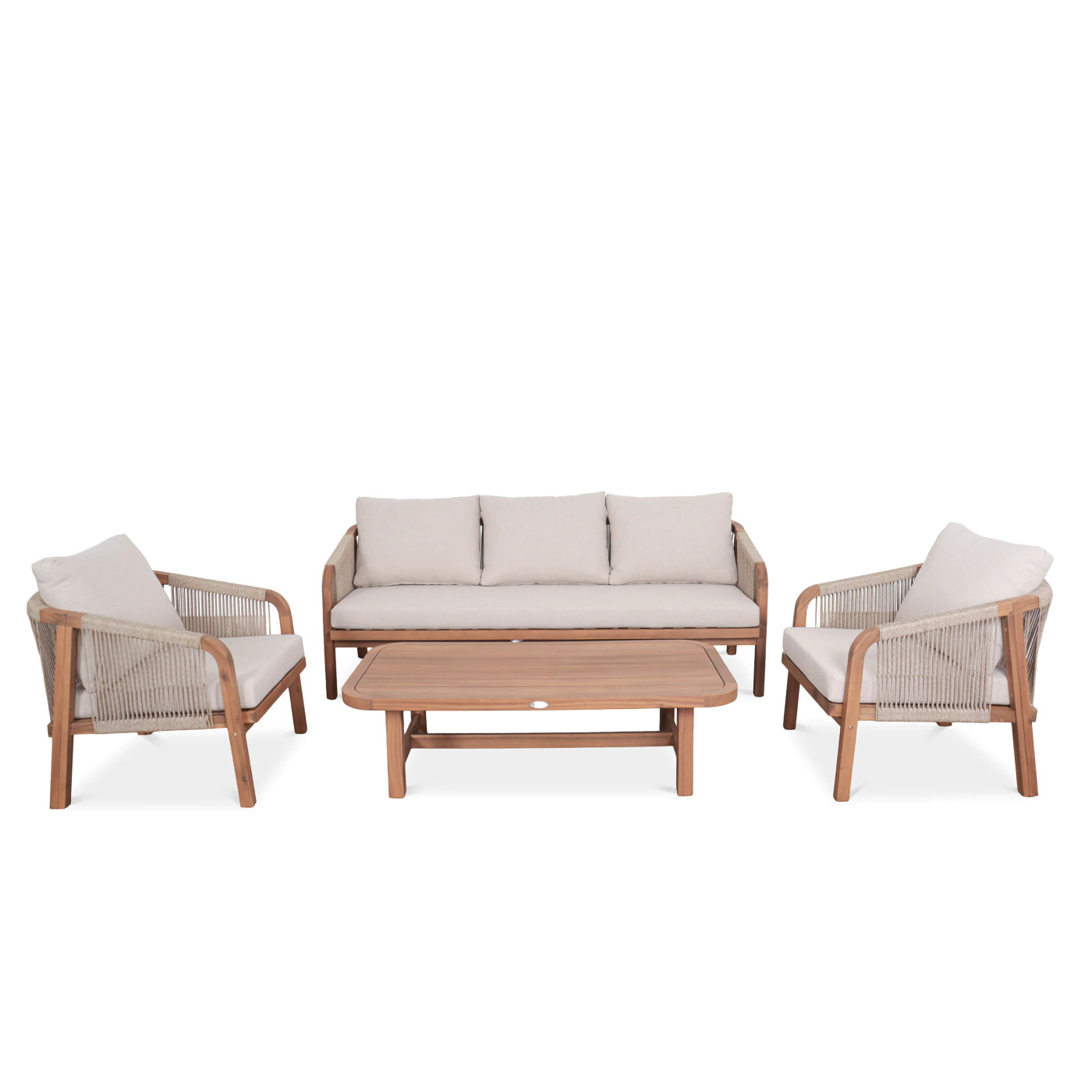 SKALA CAFFE ZESTAW ACACIA WOOD