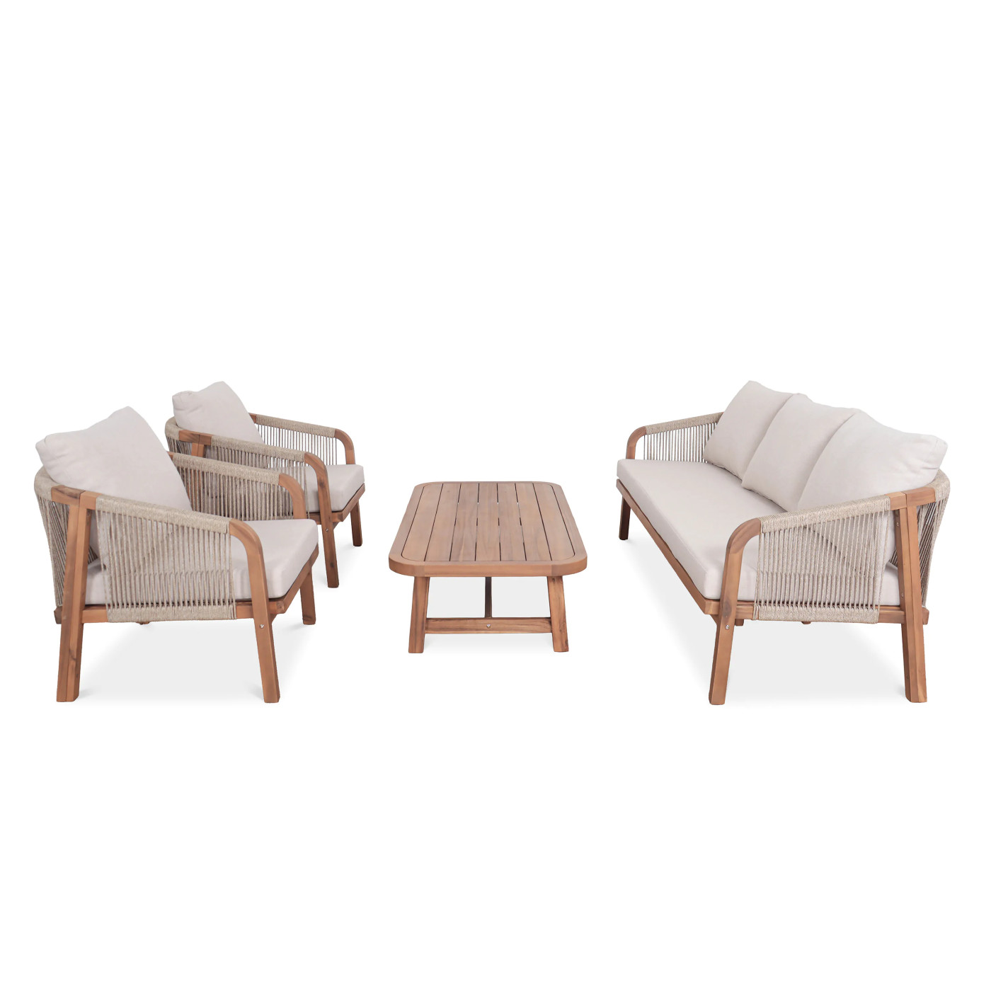 SKALA CAFFE ZESTAW ACACIA WOOD