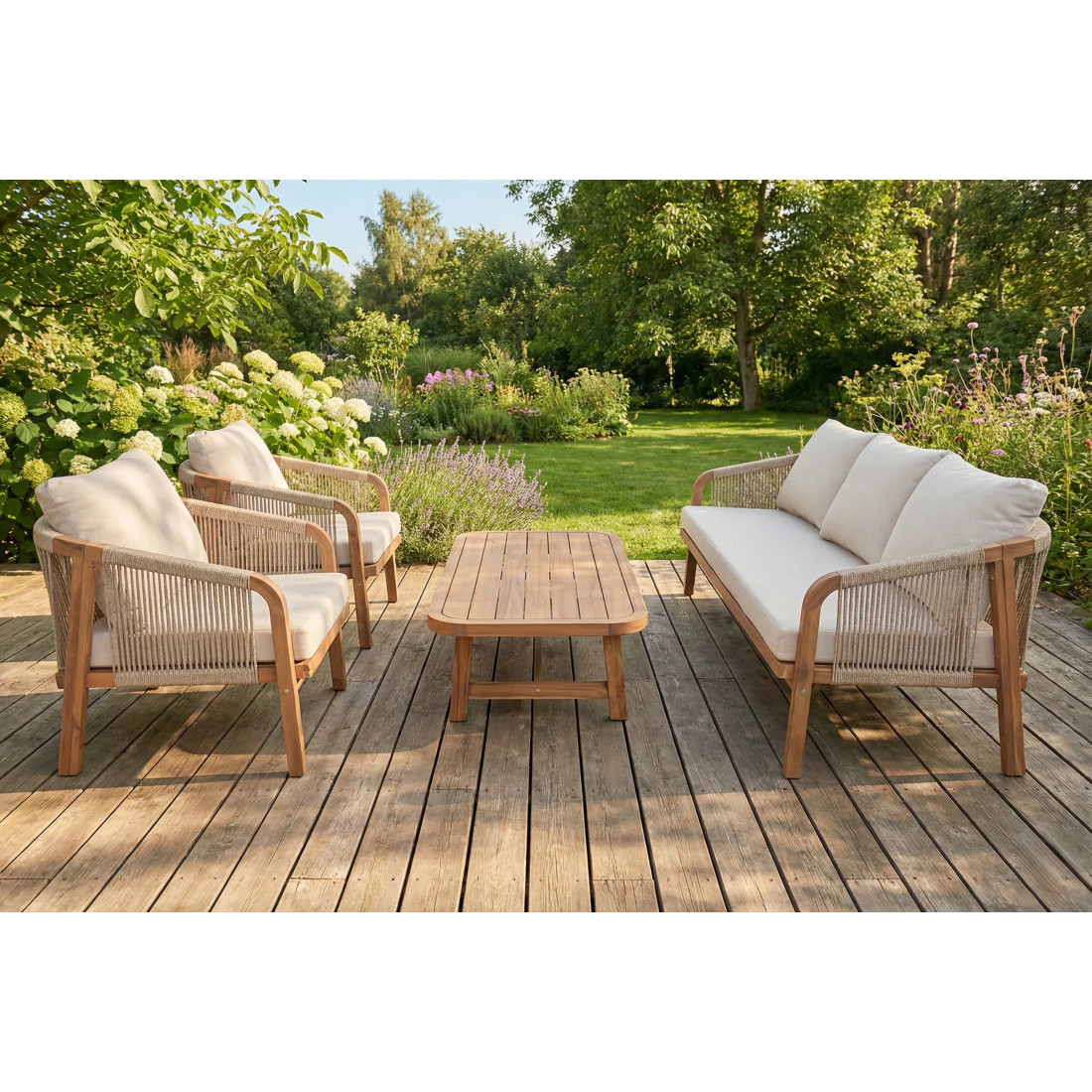 SKALA CAFFE ZESTAW ACACIA WOOD