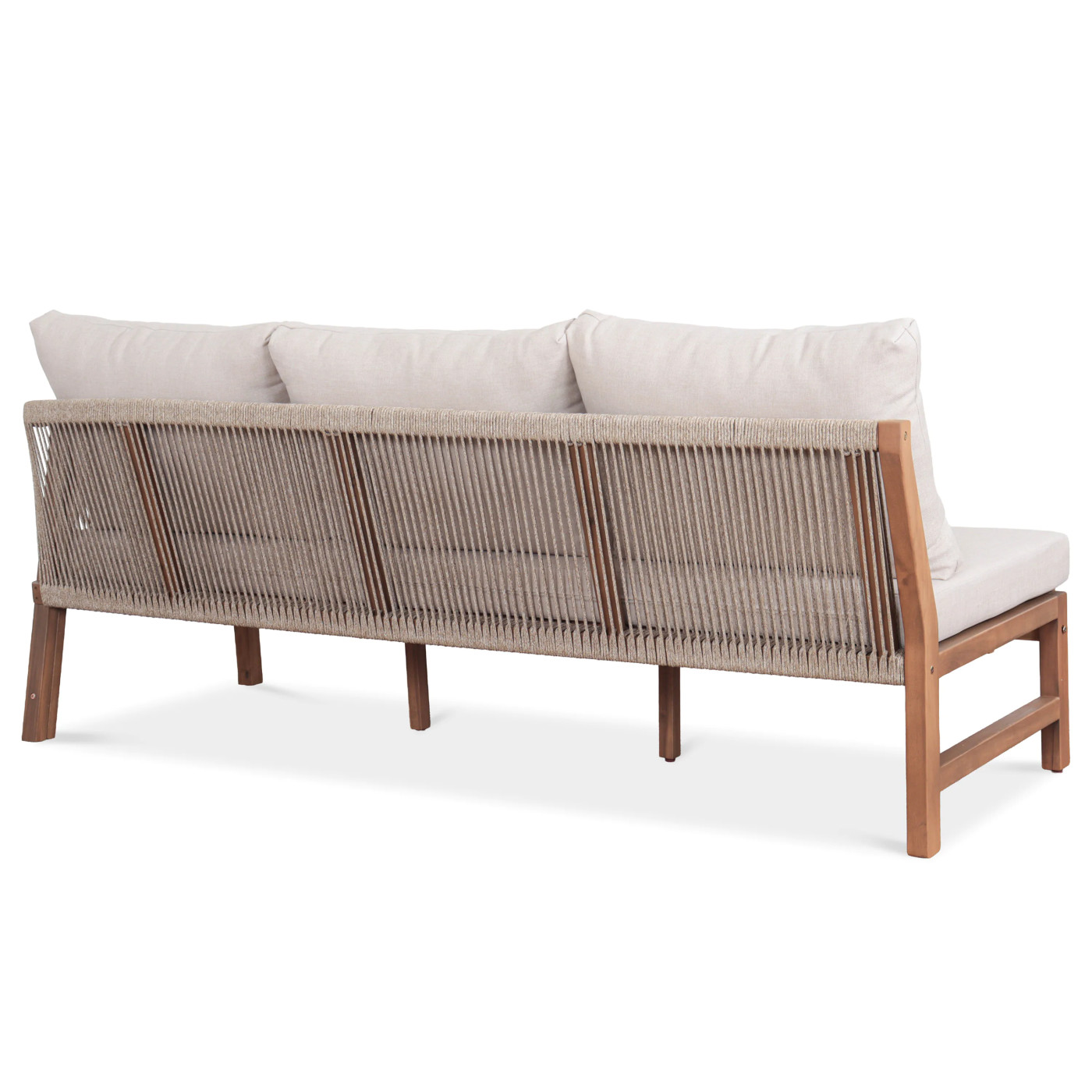 CAFFE CORNER SOFA ACACIA WOOD