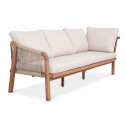 CAFFE CORNER SOFA ACACIA WOOD