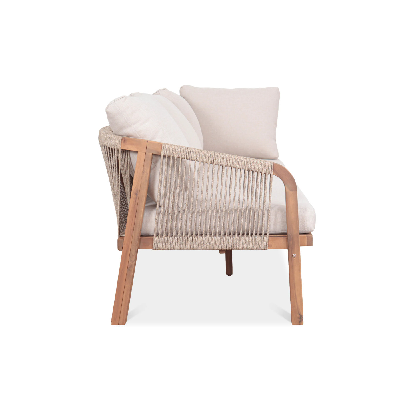 CAFFE CORNER SOFA ACACIA WOOD