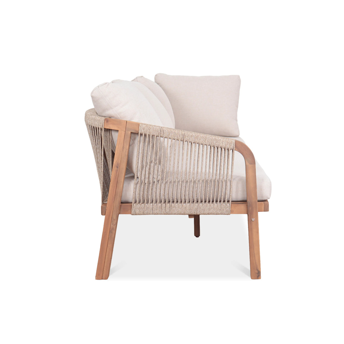 CAFFE CORNER SOFA ACACIA WOOD