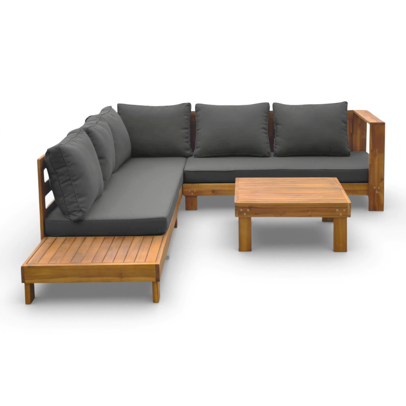 HAVLA CAFFE CORNER SOFA ACACIA WOOD