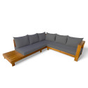 HAVLA CAFFE CORNER SOFA ACACIA WOOD