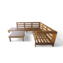 HAVLA CAFFE CORNER SOFA ACACIA WOOD