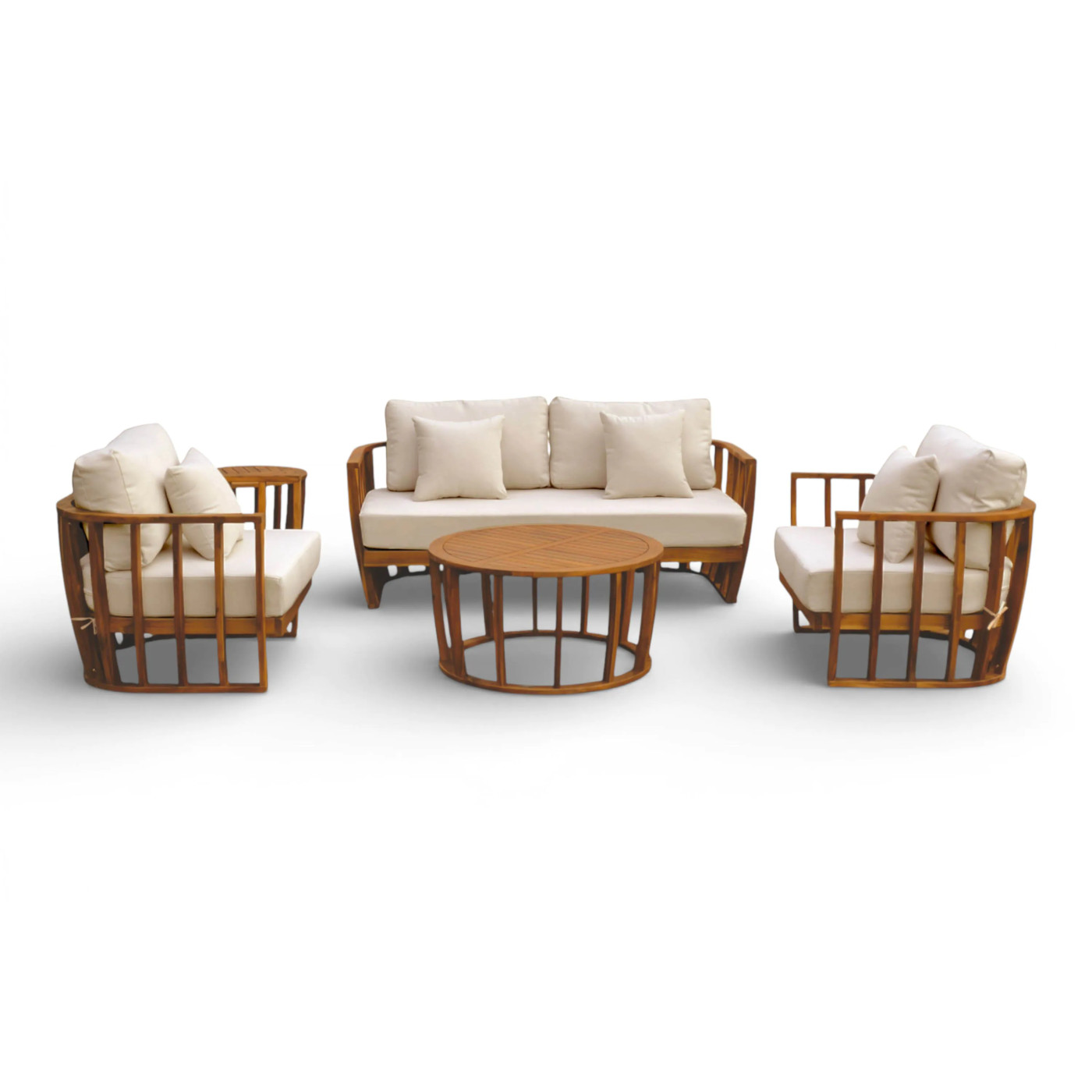 NUVIA CAFFE ACACIA WOOD SET