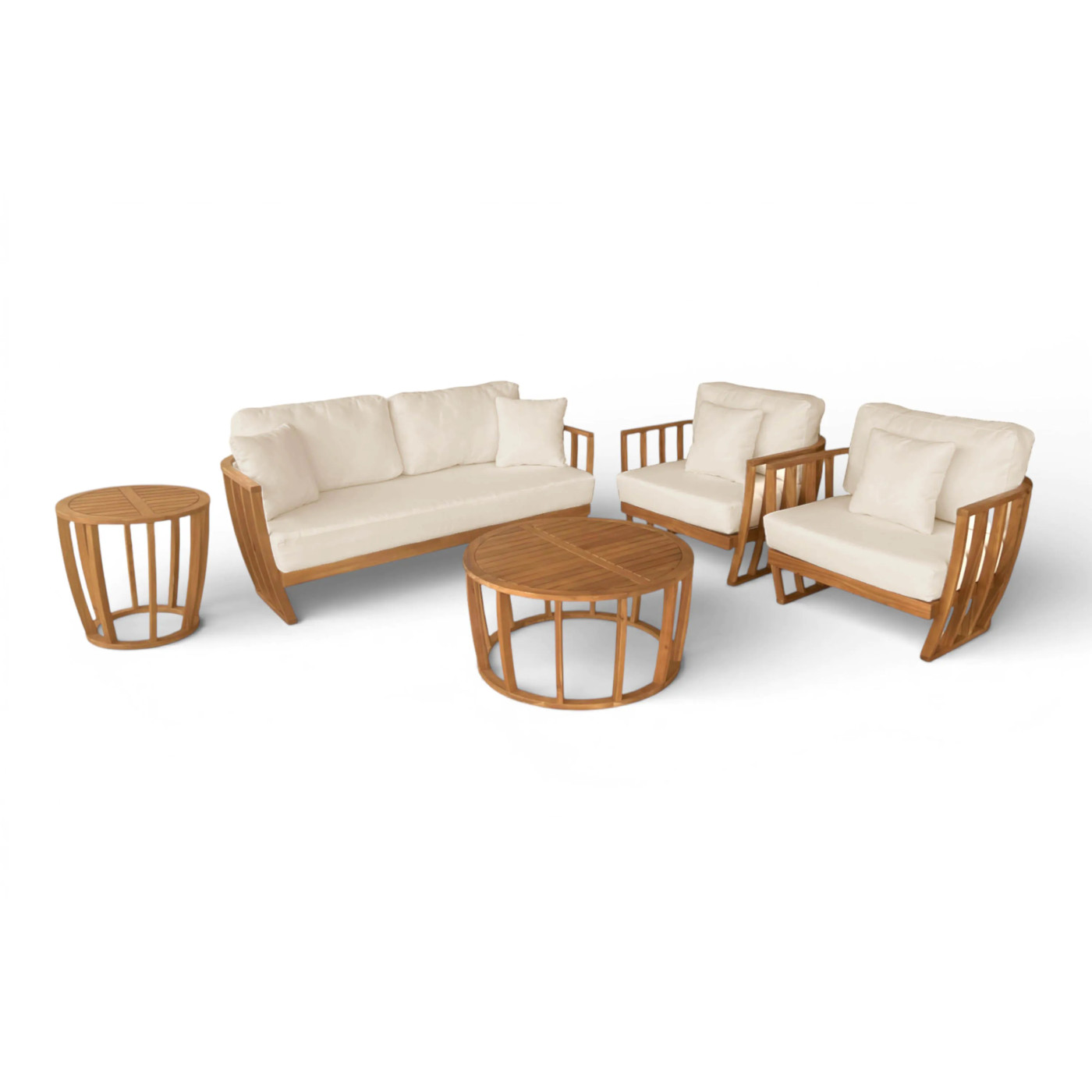 NUVIA CAFFE ACACIA WOOD SET