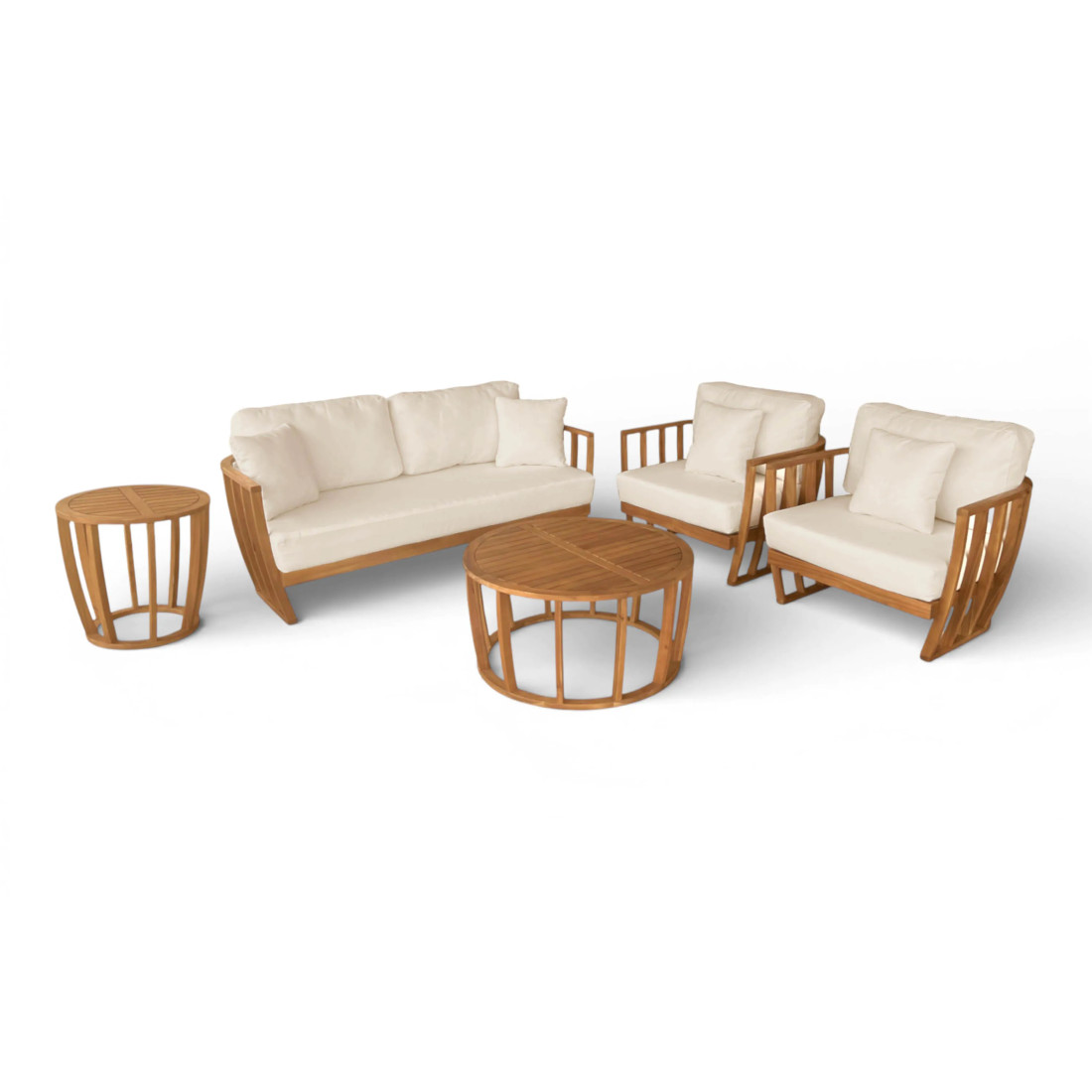 NUVIA CAFFE ACACIA WOOD SET