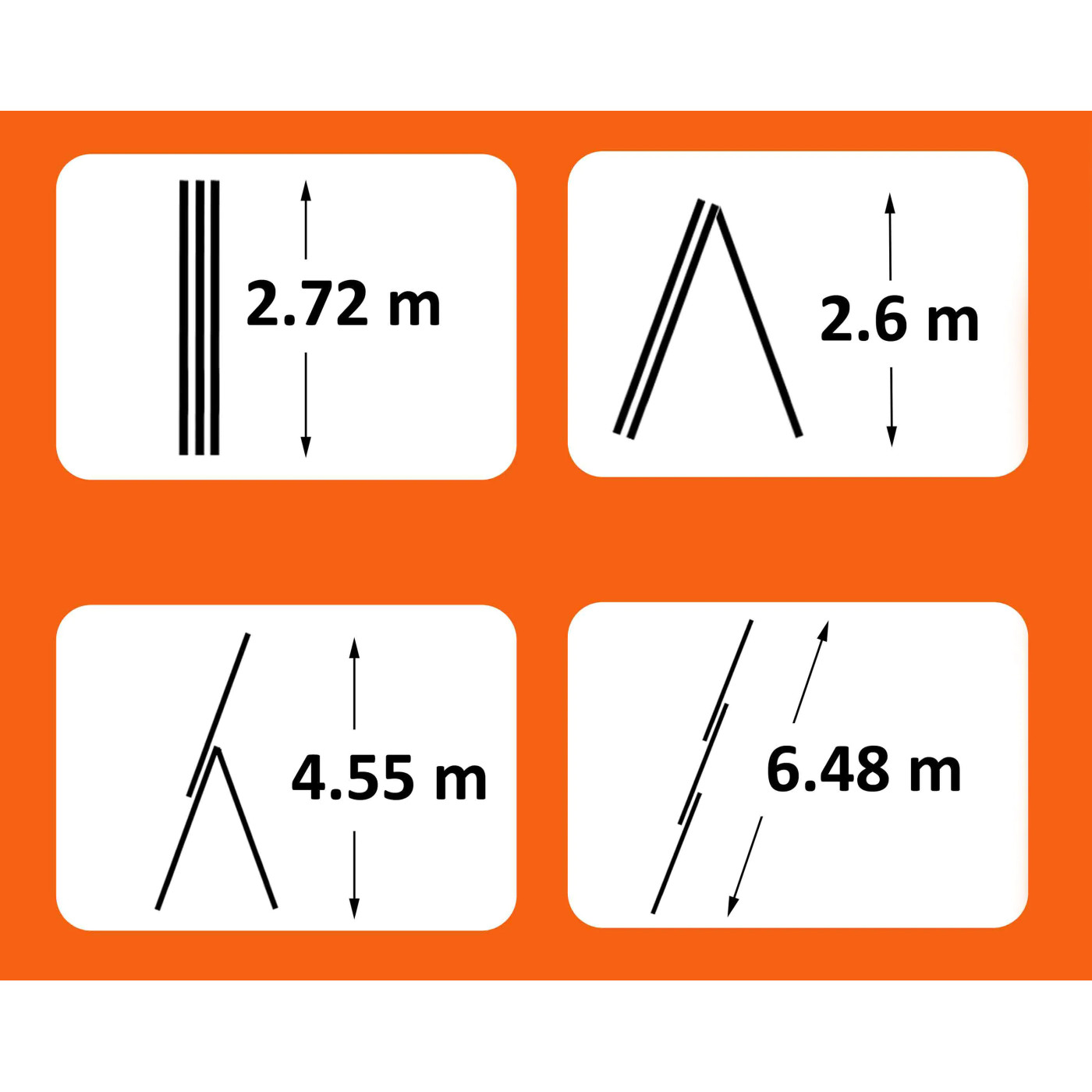 MULTIFUNCTIONAL ALUMINIUM LADDER 3x10