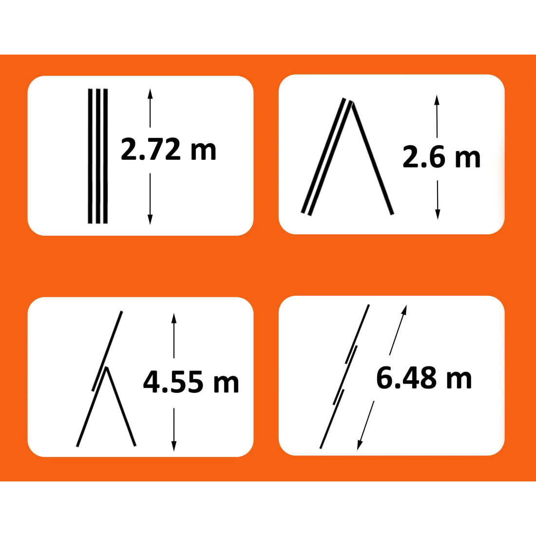 MULTIFUNCTIONAL ALUMINIUM LADDER 3x10