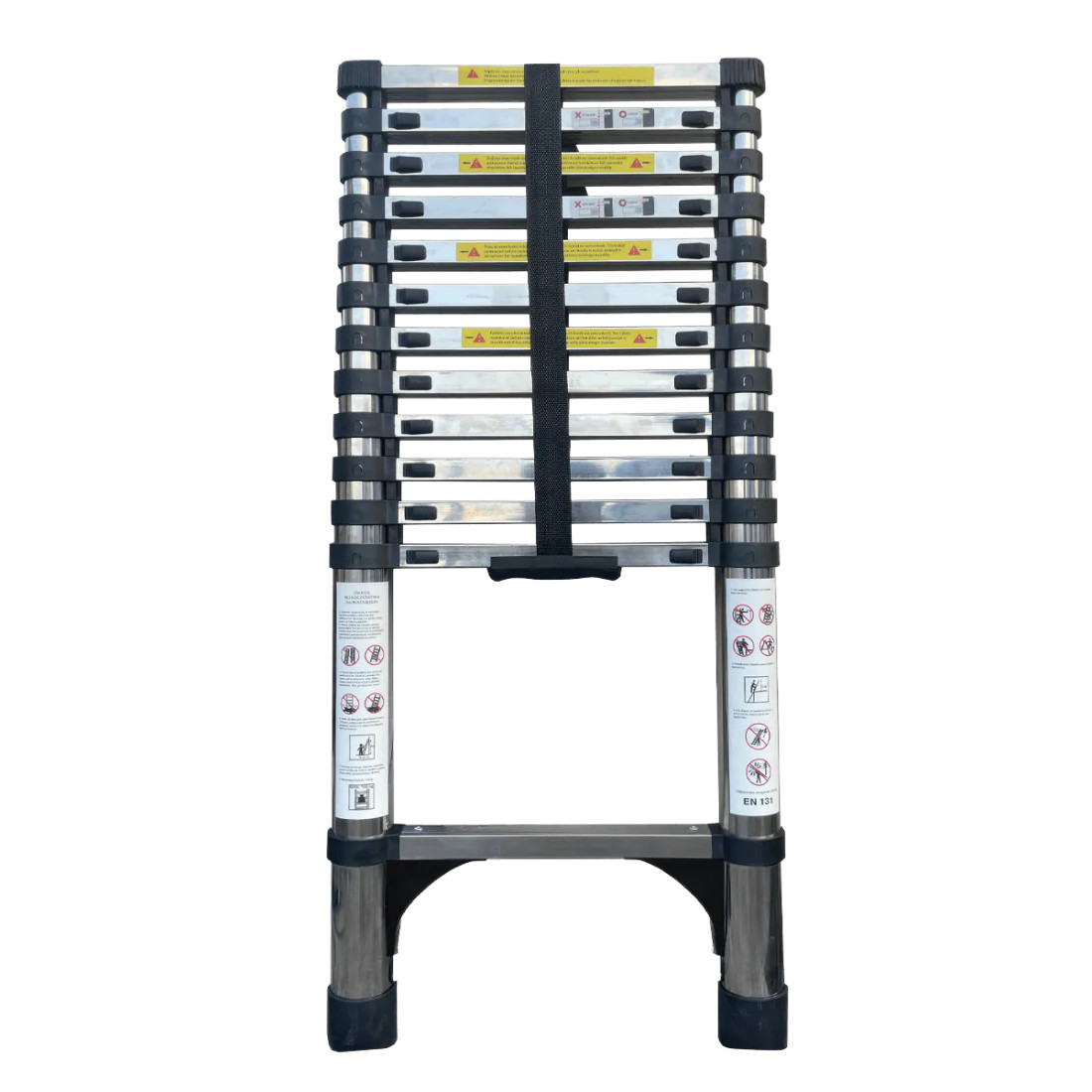13-STEP TELESCOPIC LADDER 3.8M