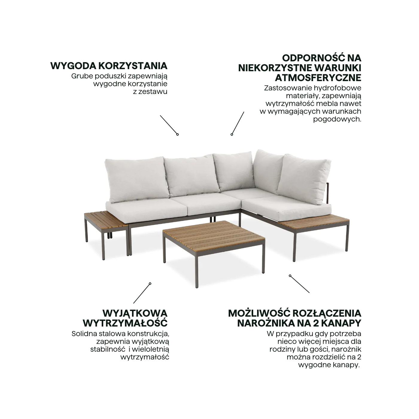 FREEMONT CORNER SOFA NATURE NEW