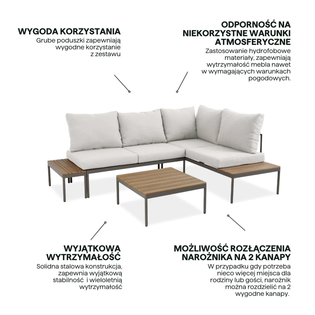 FREEMONT NAROŻNIK NATURE NEW