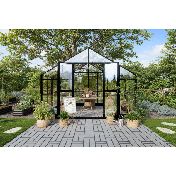 SOLID PC GREENHOUSE 347x354 BLACK