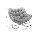 RONDA ROCKING CHAIR LIGHT BEIGE