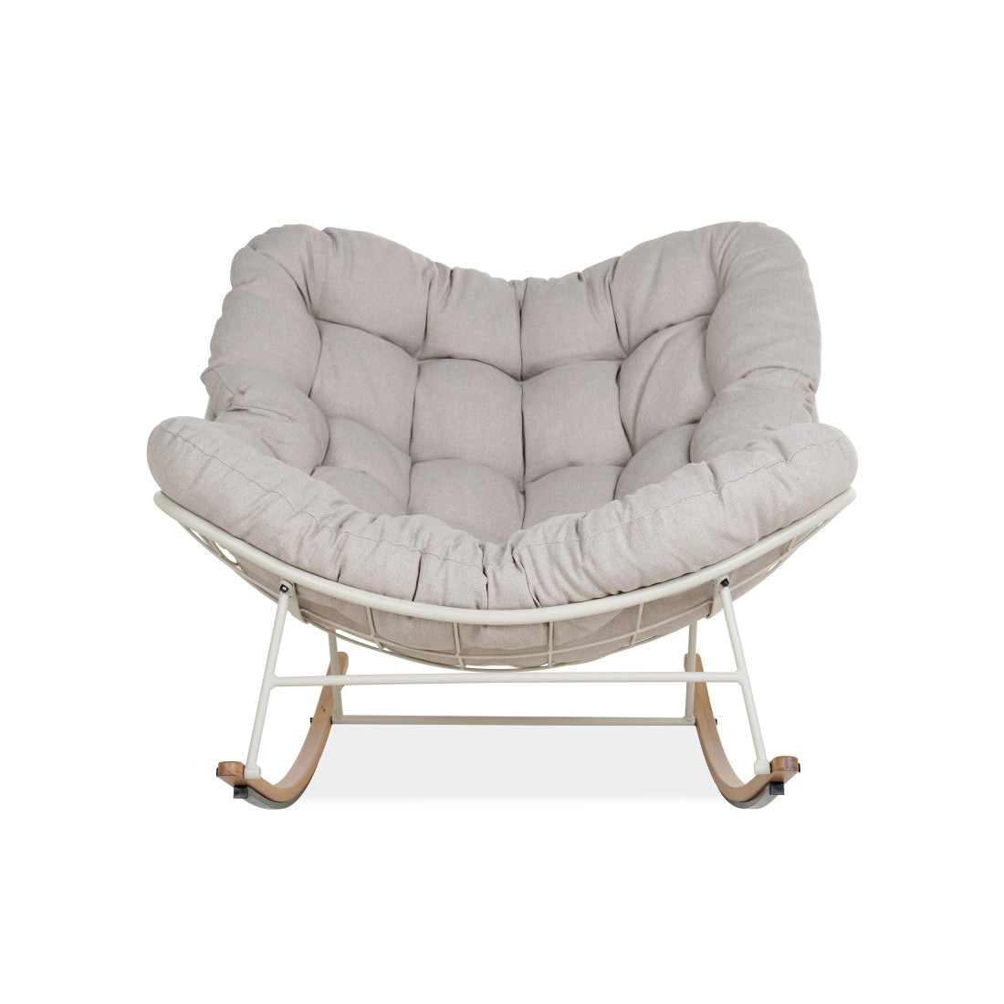 RONDA ROCKING CHAIR LIGHT BEIGE