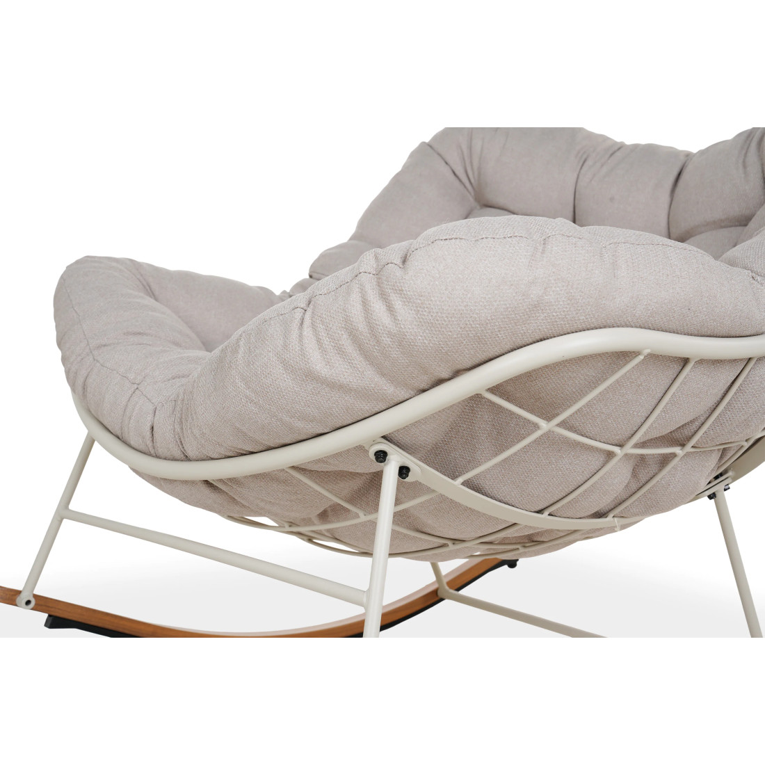 RONDA ROCKING CHAIR LIGHT BEIGE
