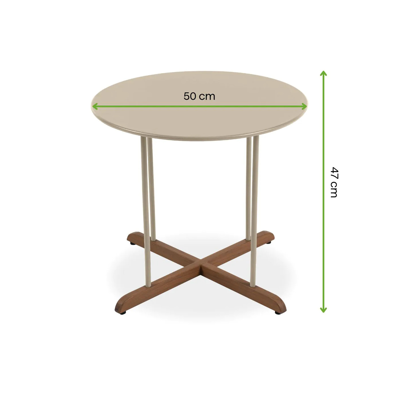 RONDA fi50 STOLIK LIGHT BEIGE