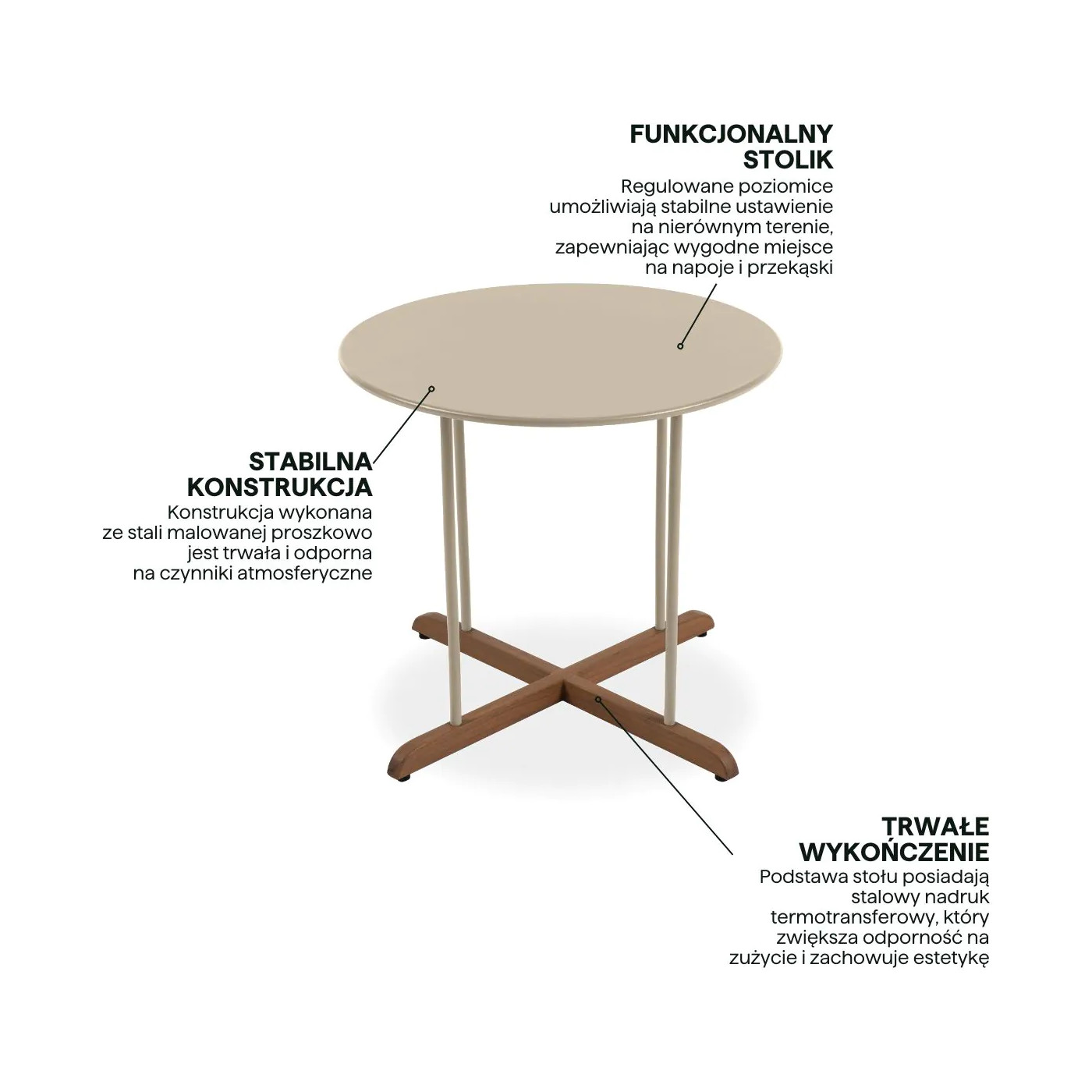 RONDA fi50 STOOL LIGHT BEIGE