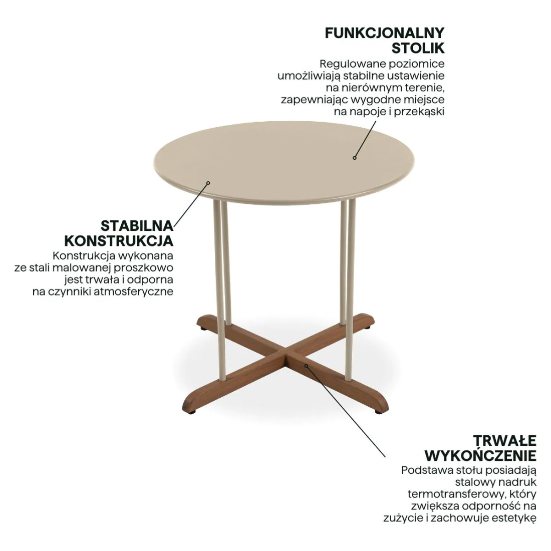 RONDA fi50 STOOL LIGHT BEIGE