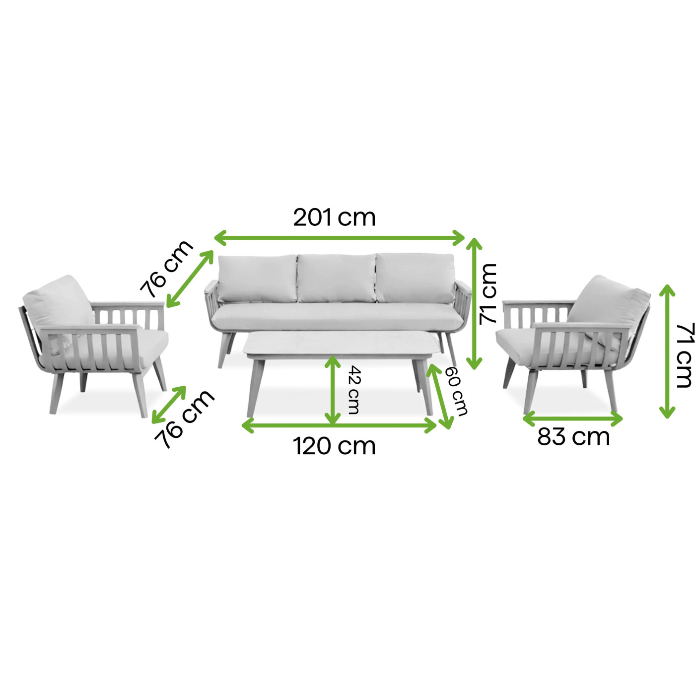 STELLA CAFFE TAUPE SET