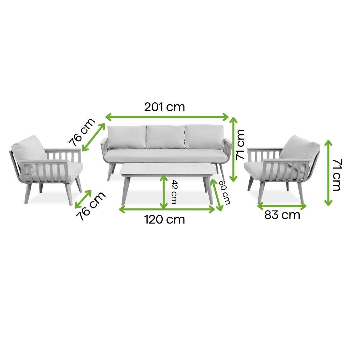 STELLA CAFFE TAUPE SET