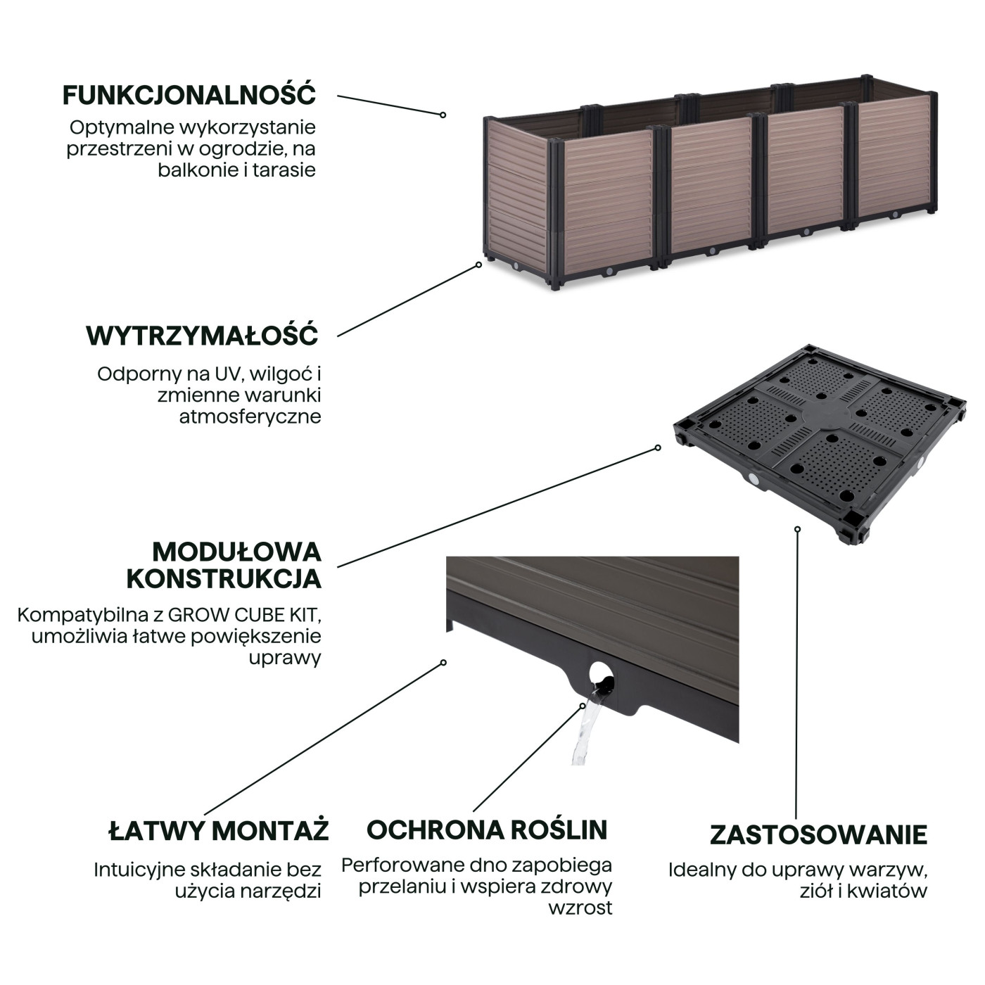 CULTIVATION BOX 164x41x45CM