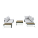 FREEMONT CORNER SOFA LIGHT GREY NEW