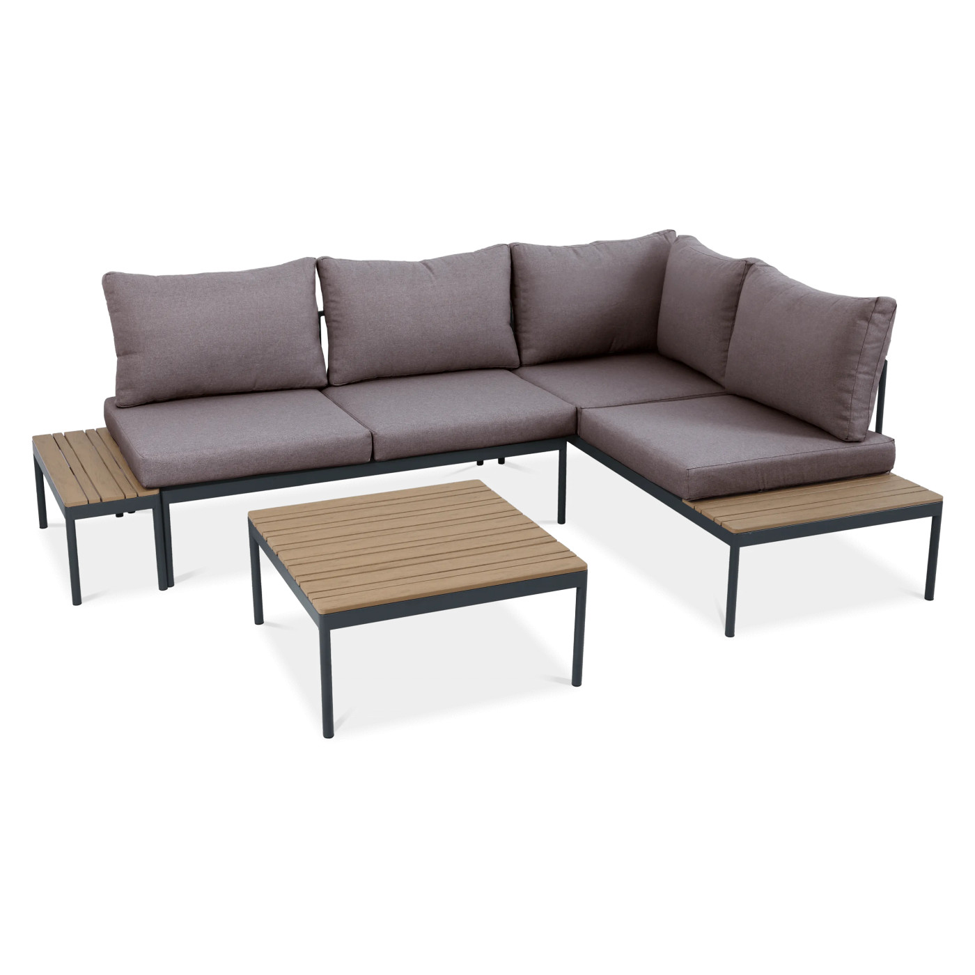 FREEMONT CORNER SOFA DARK GREY NEW