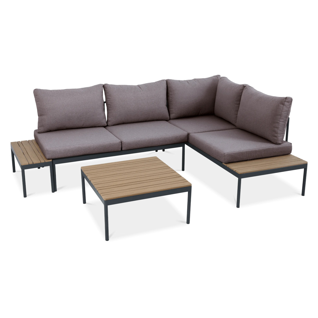 FREEMONT CORNER SOFA DARK GREY NEW