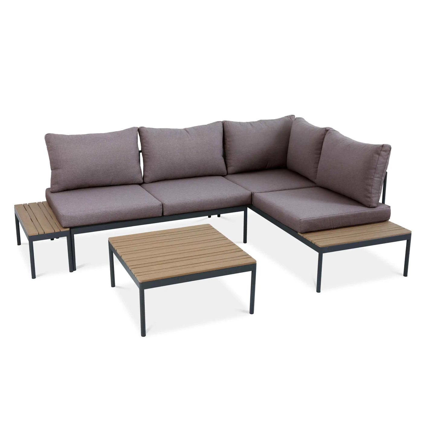 FREEMONT CORNER SOFA DARK GREY NEW