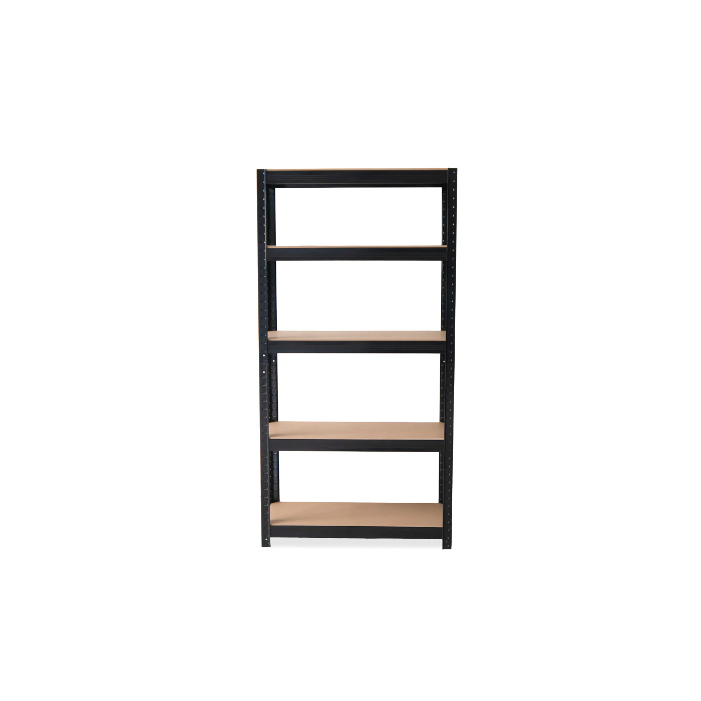 METAL SHELVING UNIT 180x90x40CM BLACK