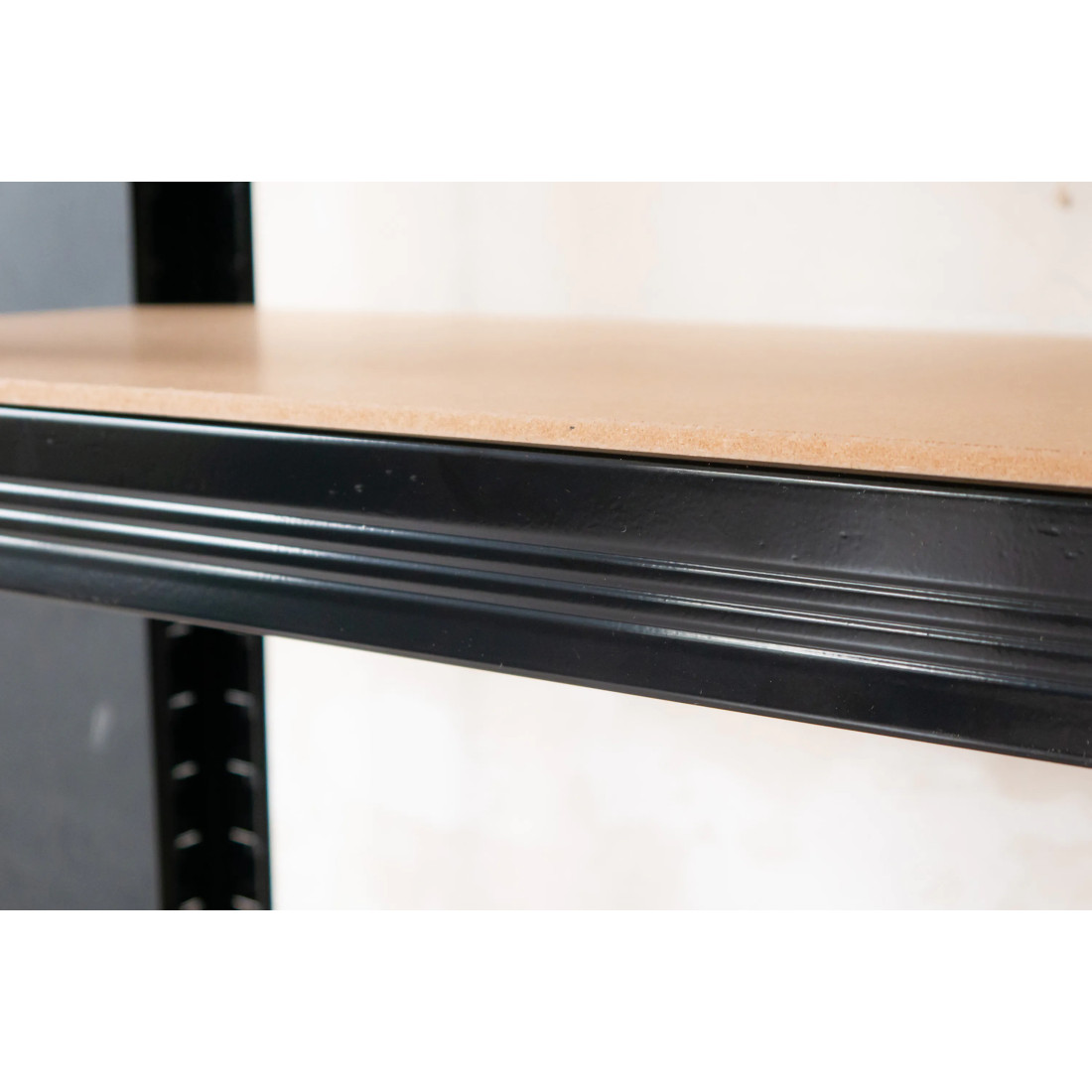 METAL SHELVING UNIT 180x90x30CM BLACK