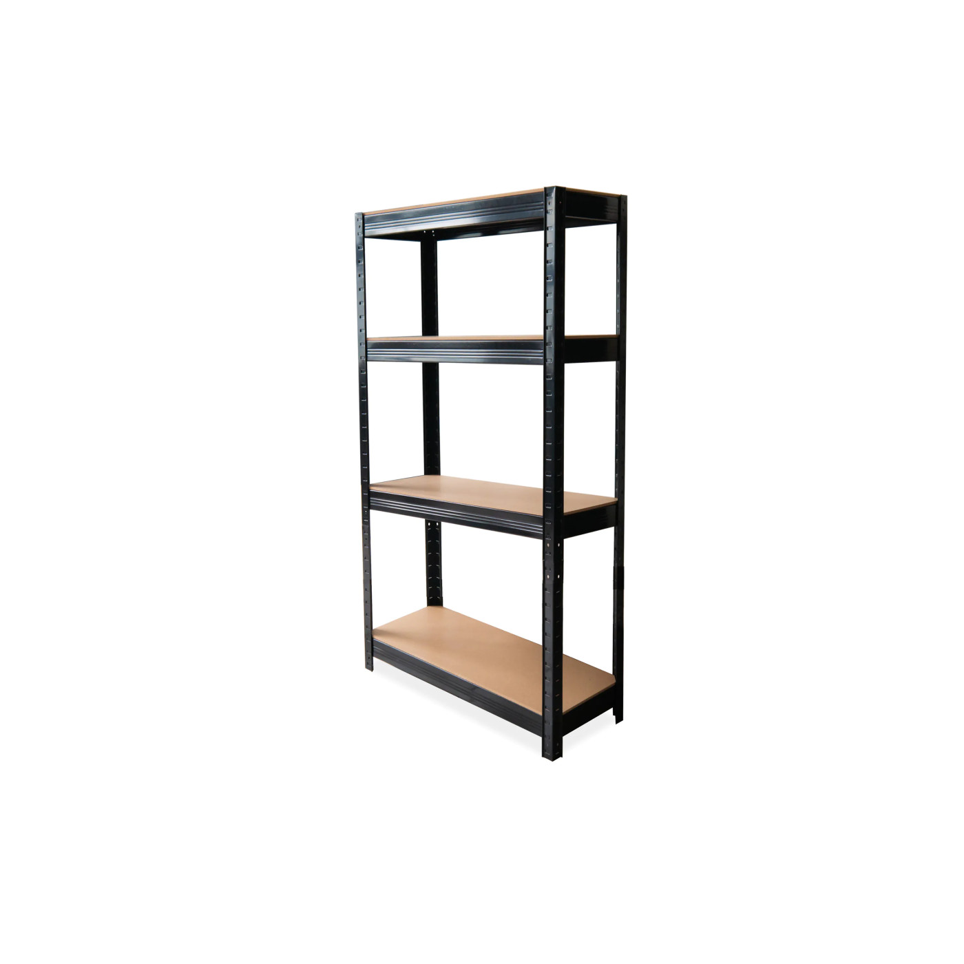 METAL SHELF 150x70x30CM BLACK