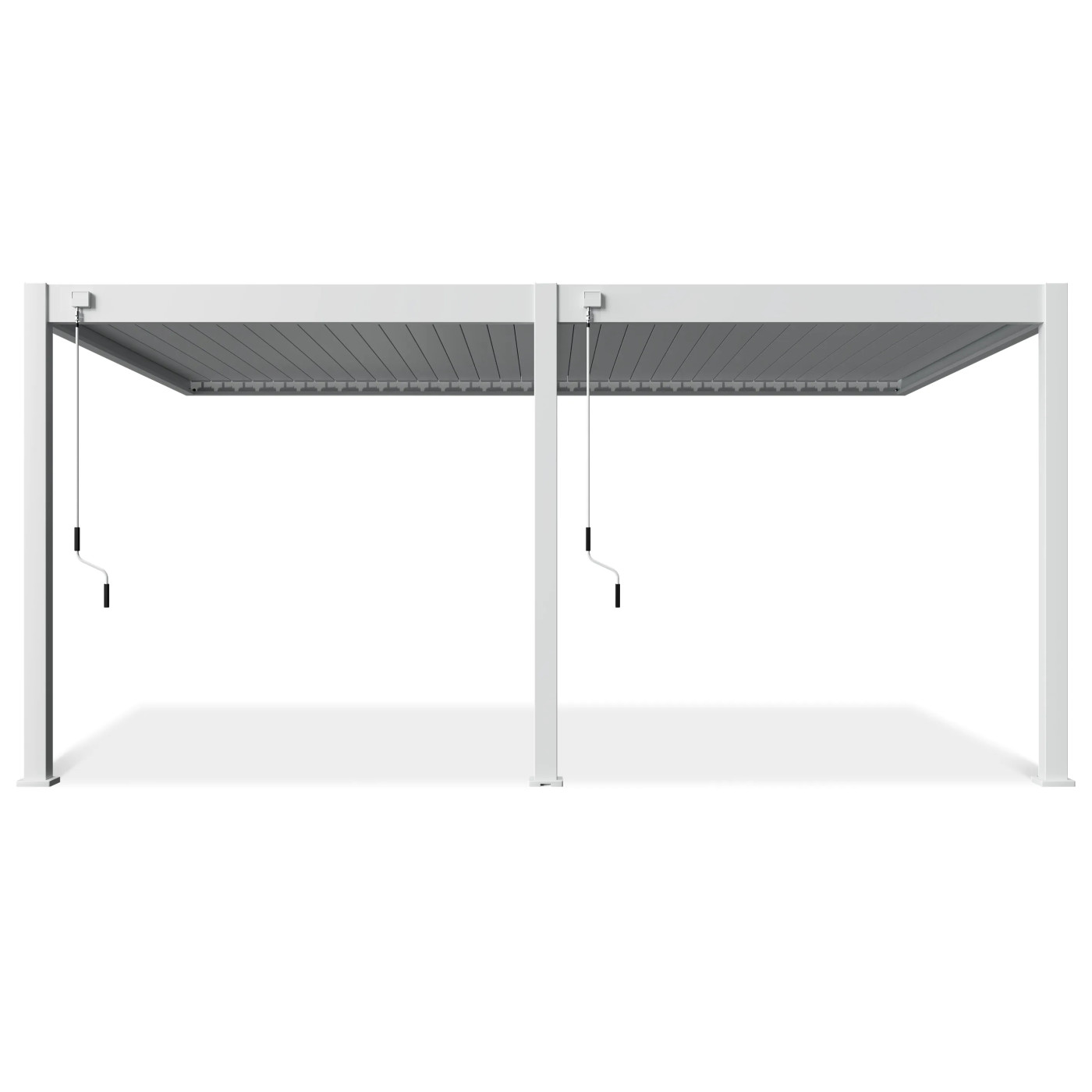 DELUXE WALL 3.6x5.3 PERGOLA TARASOWA WHITE