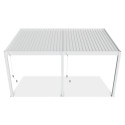 DELUXE WALL 3.6x5.3 PERGOLA TARASOWA WHITE