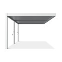 DELUXE WALL 3.6x6.0 PERGOLA TARASOWA WHITE