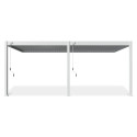 DELUXE WALL 3.6x6.0 PERGOLA TARASOWA WHITE