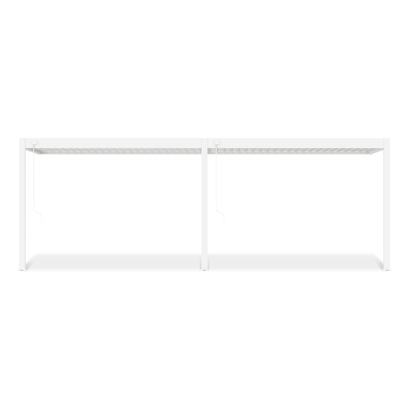 DELUXE WALL 3.6x7.2 PERGOLA TARASOWA WHITE