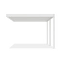 DELUXE WALL 3.6x7.2 PERGOLA TARASOWA WHITE