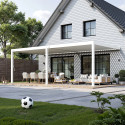 DELUXE WALL 3.6x7.2 PERGOLA TARASOWA WHITE