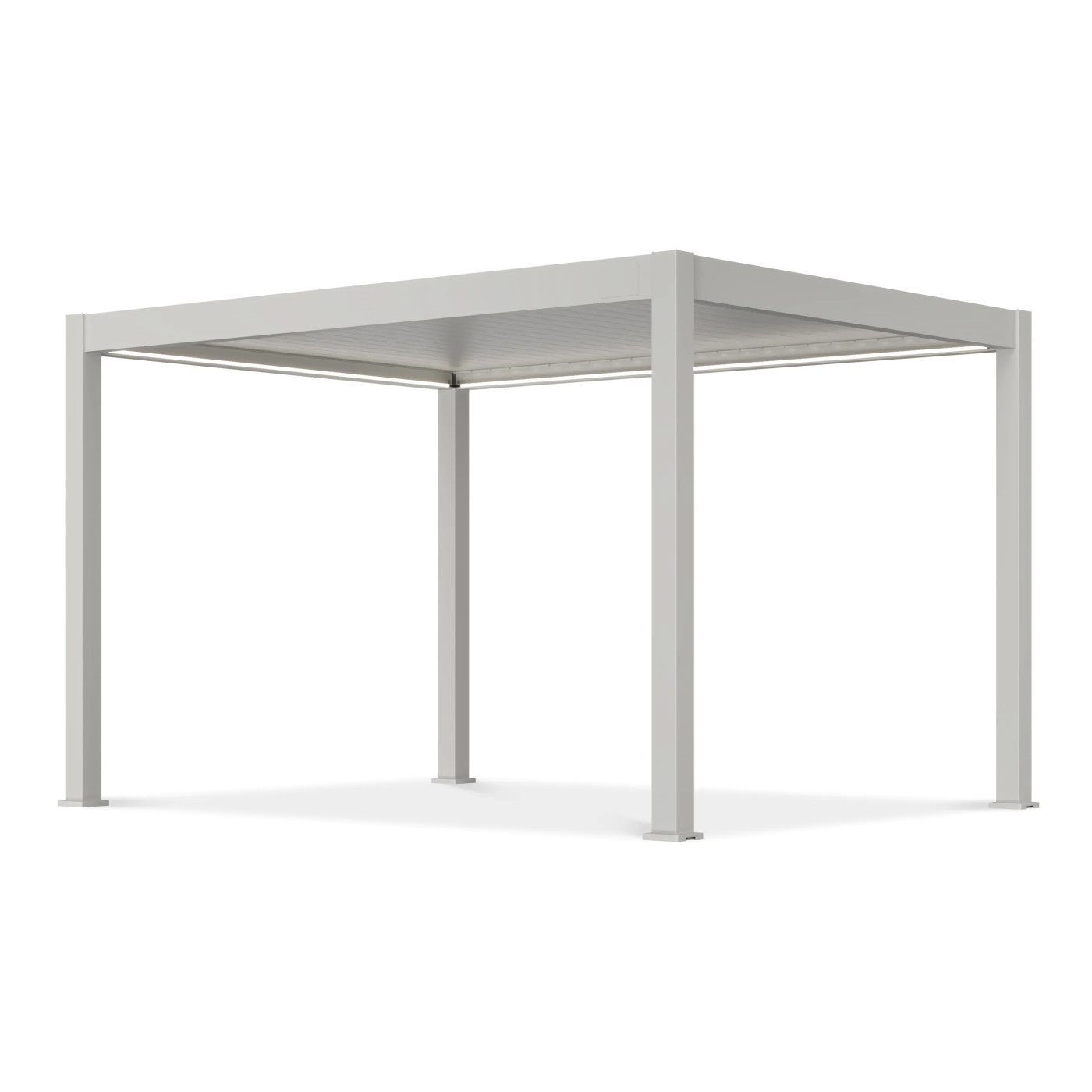 DELUXE PRO AUTOMATIC+LED 3x4 PERGOLA TARASOWA WHITE