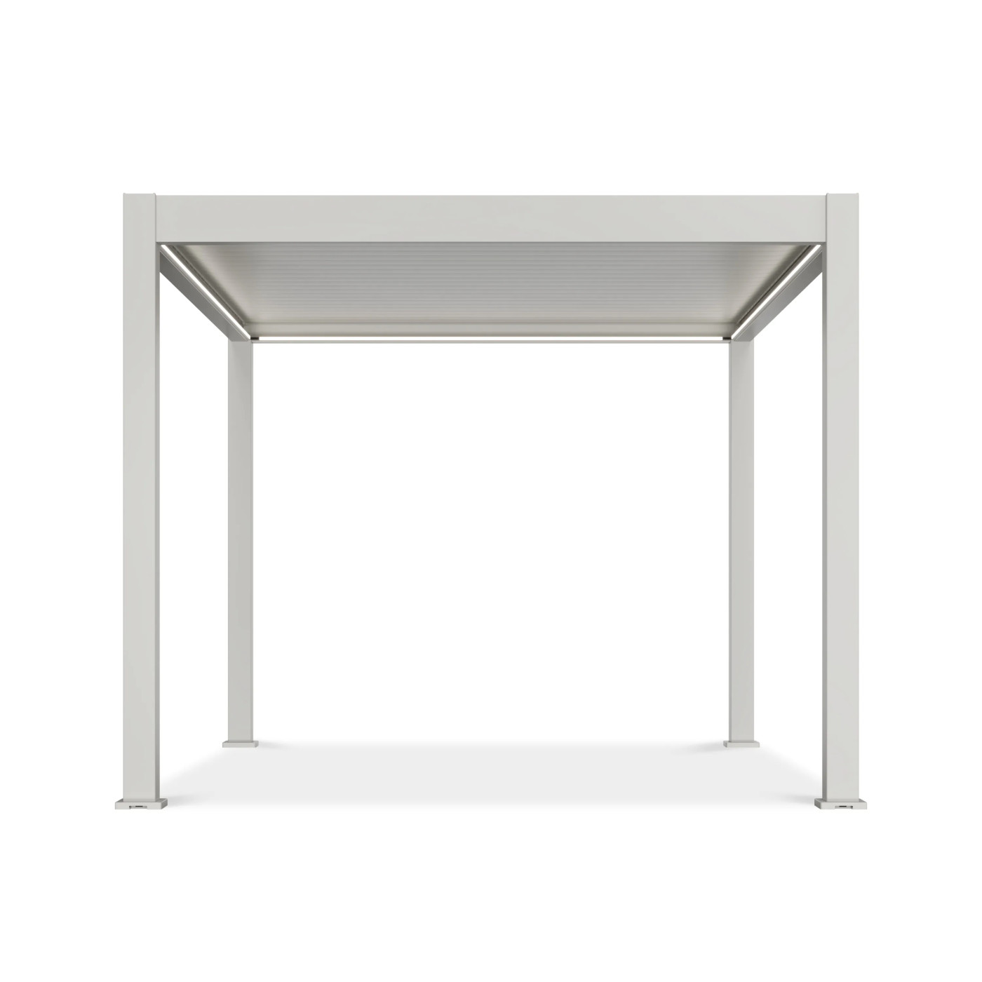 DELUXE PRO AUTOMATIC+LED 3x4 PERGOLA TARASOWA WHITE