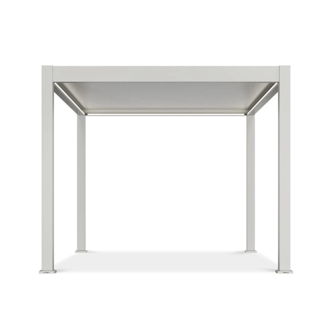 DELUXE PRO AUTOMATIC+LED 3x4 PERGOLA TARASOWA WHITE