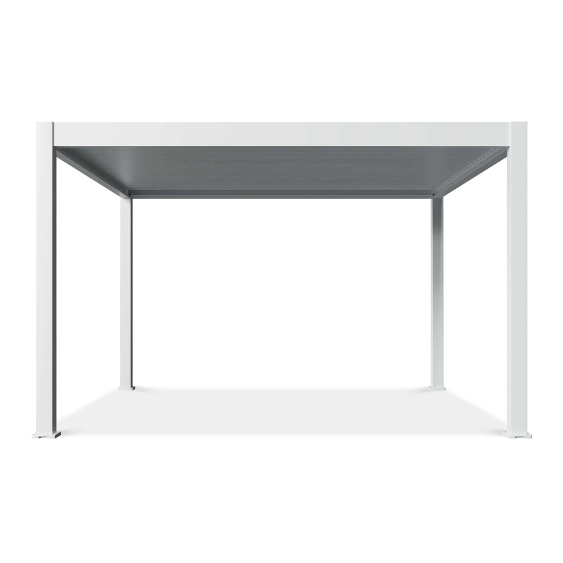 DELUXE PRO AUTOMATIC+LED 4x4 PERGOLA TARASOWA WHITE