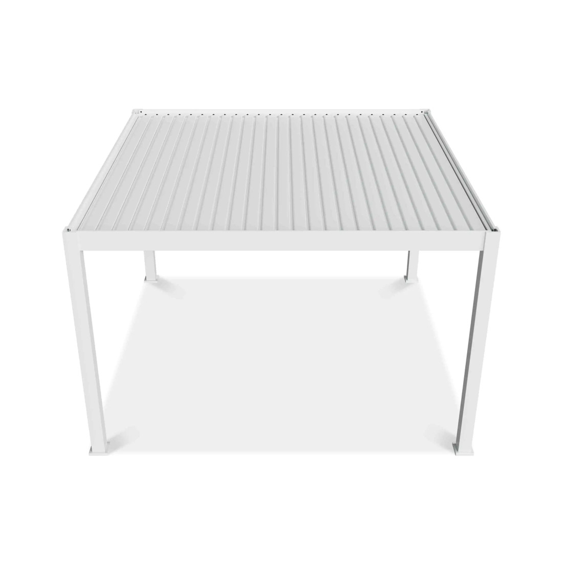 DELUXE PRO AUTOMATIC+LED 4x4 PERGOLA TARASOWA WHITE