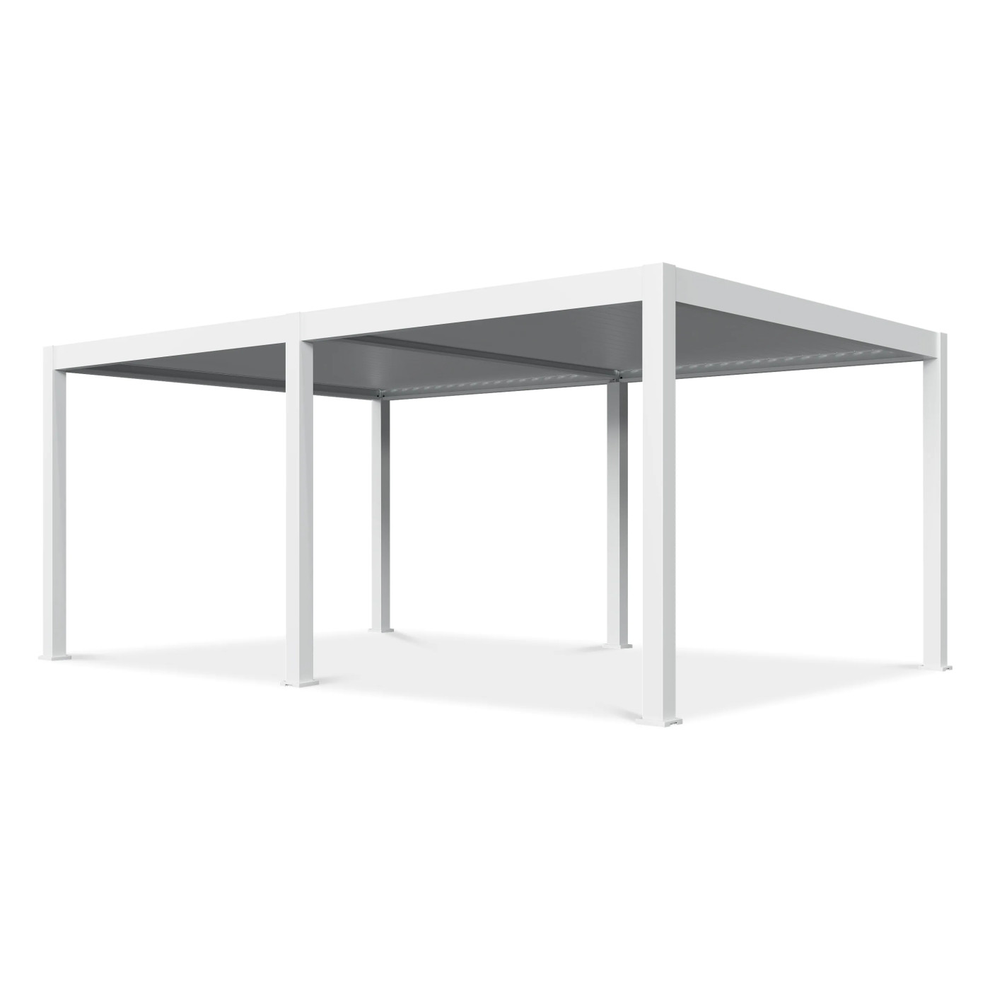 DELUXE PRO AUTOMATIC+LED 4x6 PERGOLA TARASOWA WHITE